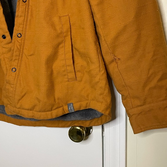 L.L. Bean Men's Katahdin Performance Shacket Burnt Orange Fleece Lined - Picture 7 of 8
